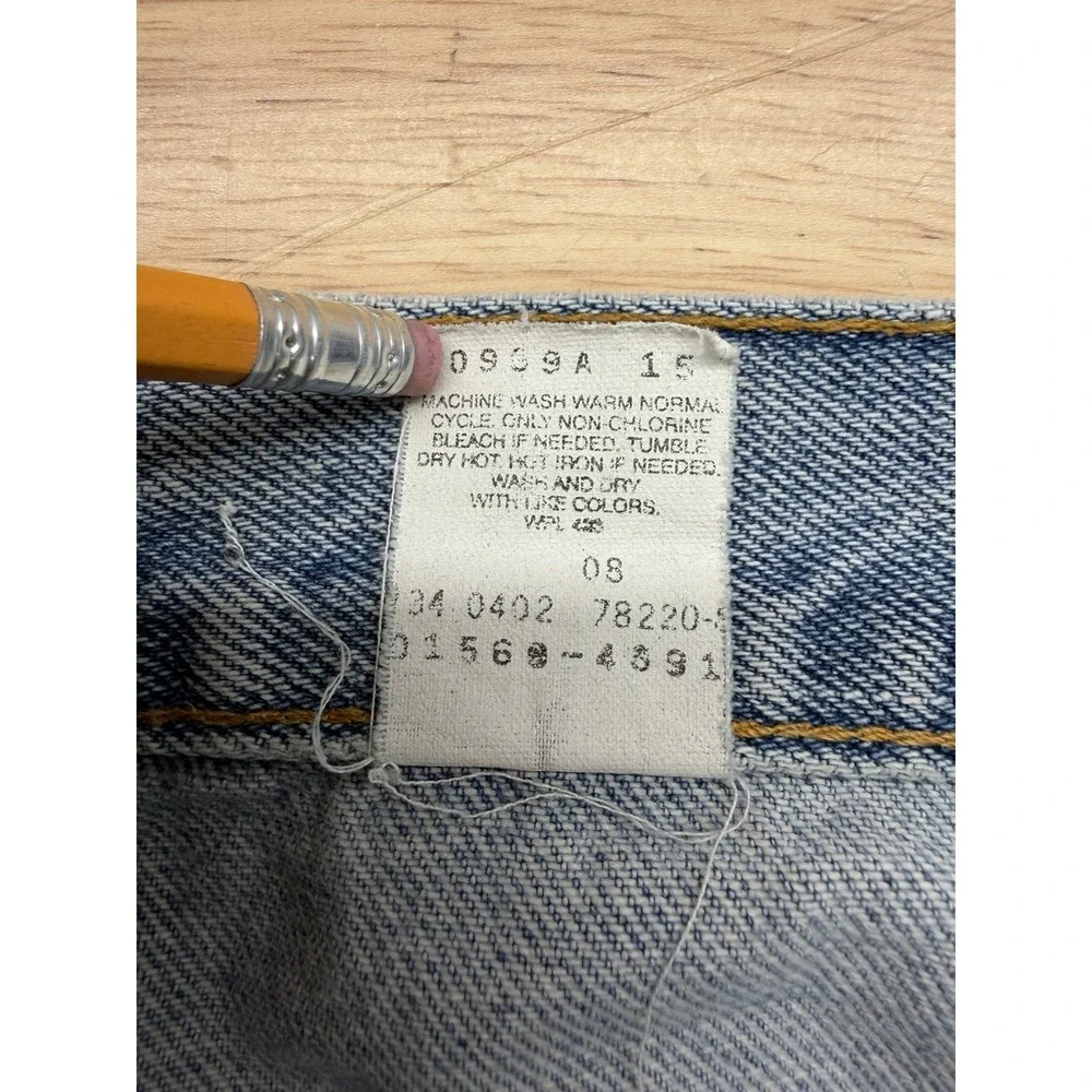 Levis 560 Loose Fit Tapered Leg Vintage‎ Denim Faded Jeans 46X30 Y2K Distressed
